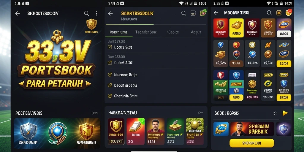 Screenshot utama 333V menampilkan antarmuka taruhan yang menarik.