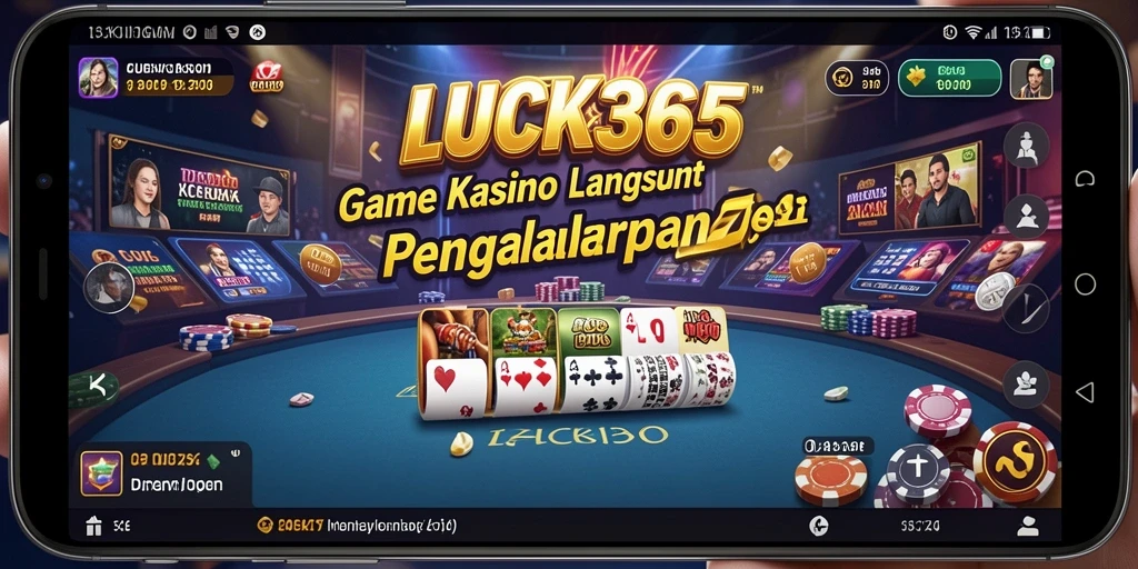Tampilan menarik dari gameplay Live Casino LUCK365 yang mengasyikkan.