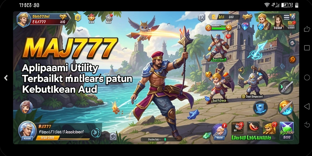 Screenshot MAJ777 menunjukkan antarmuka pengguna yang ramah dan fungsional.
