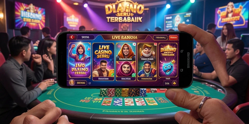 Gameplay mengasyikkan Live Casino SR996 dengan dealer langsung yang profesional.